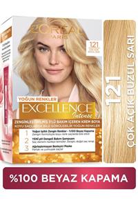 L'Oreal Paris Excellence Intense Saç Boyası 121 Çok Açık Buzul Sarı