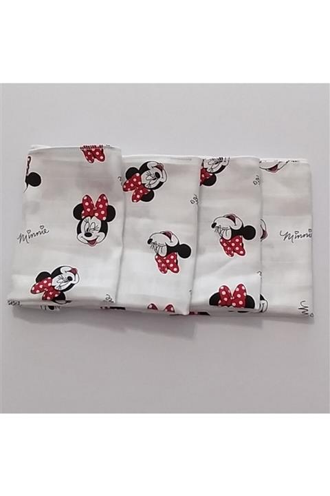Mrvhome 4 Adet Muslin Ağız Ve Ter Bezi 30x30 Cm Minik