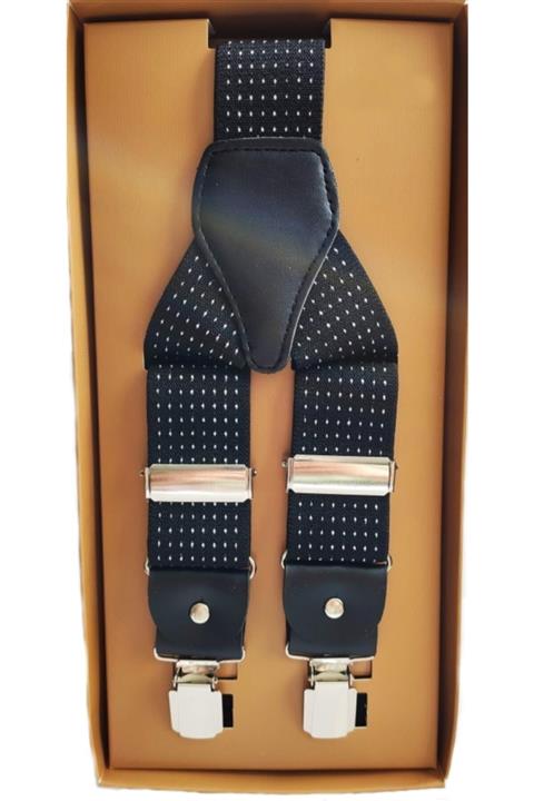 Başkent Çanta Galerisi Unısex Siyah Puantiyeli Pantolon Askısı