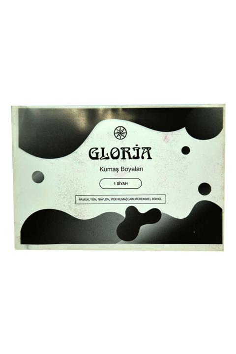 Gloria Kumaş Boyası Siyah 10 Gr Pkt