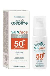 CIRE ASEPTINE Sun Face Yüz Güneş Koruyucu Losyon 60ml