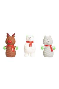 Pet Corn Duvo+ Latex Xmas Animals Köpek Oyuncağı 10cm