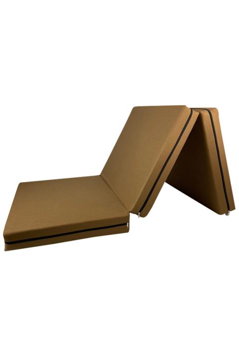 İŞBİR Katlanır Yatak Kahve
