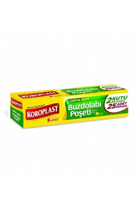 Koroplast Buzdolabı Poşeti Orta Boy 50'li
