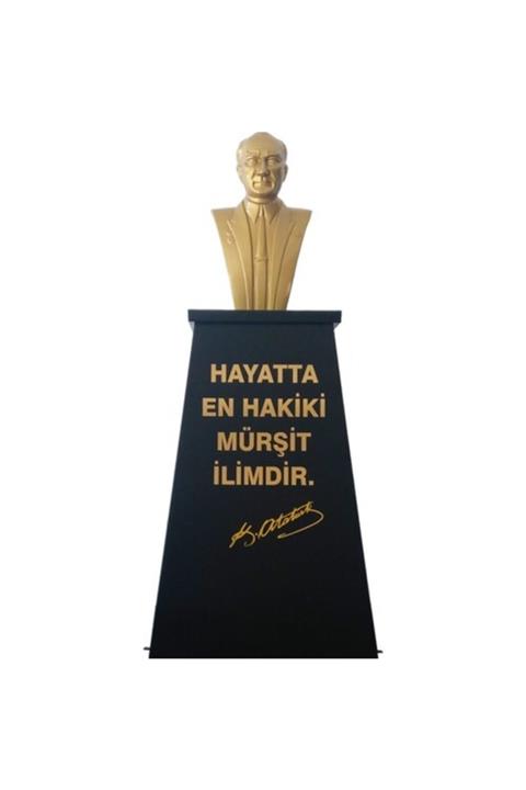 PANAPOLE Atatürk Büstü Ve Kaidesi Takım Fiberglass 60'lık Kreş Ve Ilkokul Modeli
