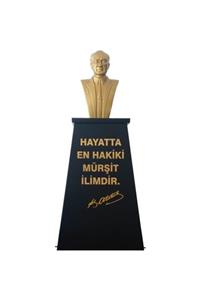 PANAPOLE Atatürk Büstü Ve Kaidesi Takım Fiberglass 60'lık Kreş Ve Ilkokul Modeli