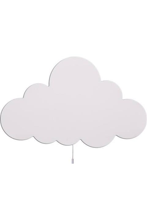 Babystasarım Bulut Çocuk Odası Ahşap Gece Lambası Dekoratif Aydınlatma
