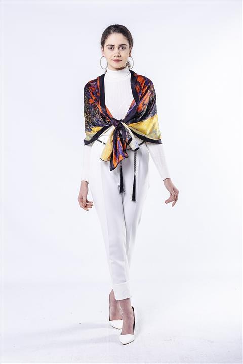 Nomads Felt Van Gogh Olive Grove Ipek Fular