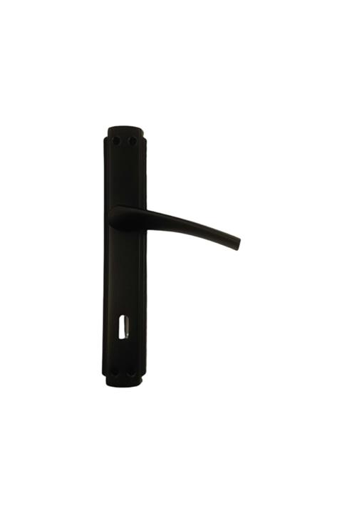 Bravo Aynalı Mat Siyah Kapı Kolu