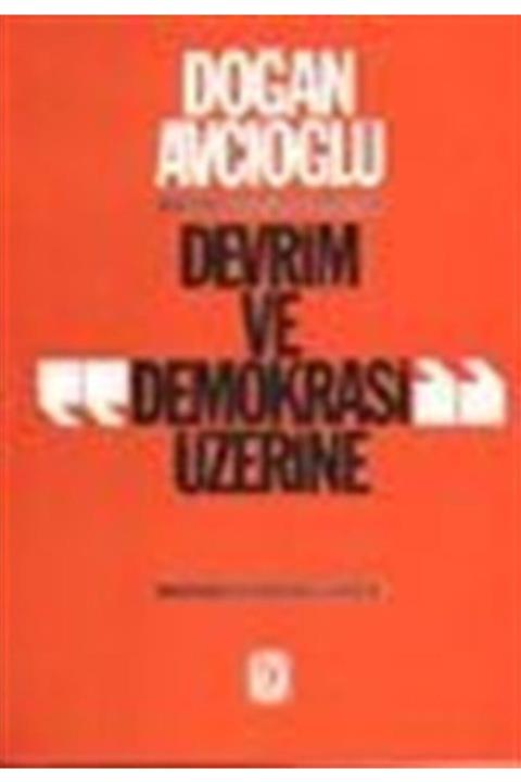 Tekin Yayınevi Devrim Ve Demokrasi Üzerine