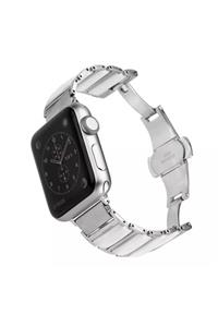 UMD Apple Watch Uyumlu 42/44/45 Mm Seramik Loop Kordon