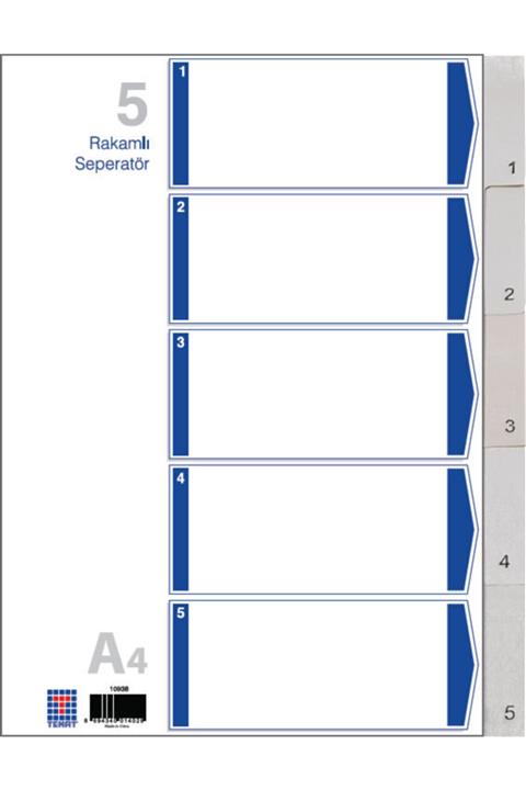 Temat 1-5 Rakamlı Seperatör