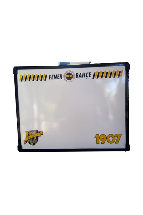 Fenerbahçe Fenerbahçe Lisanslı 30x40 Cm Yazı Tahtası - Silgili Kalem Hediyeli