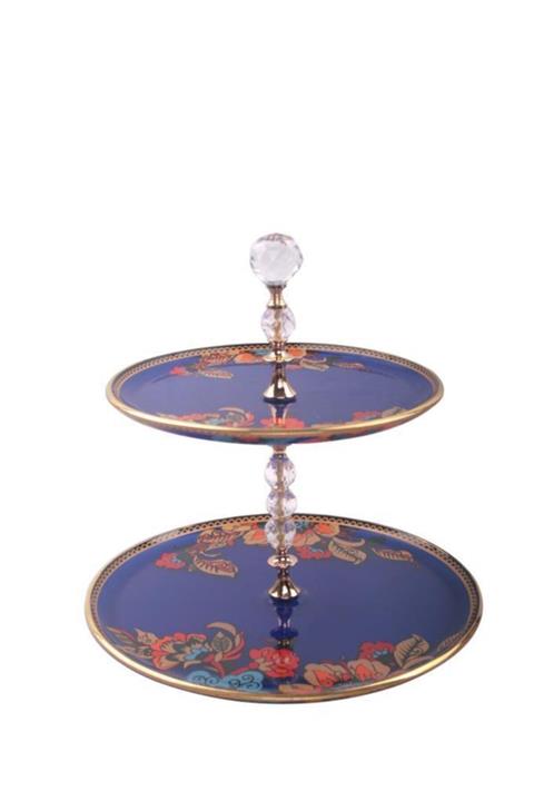 Glore Lorena Lacivert Katlı Ikramlık