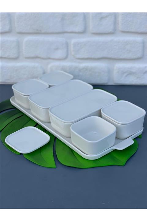 ACAR Porselen Tepsili Kahvaltılık