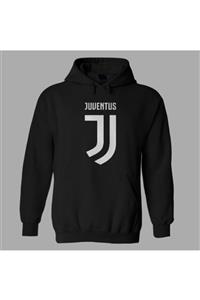 nrage Unisex Siyah Juventus  Hoodie Sweatshirt