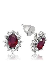 Emel Pırlanta 2.87 Ct. Pırlanta Yakut Küpe