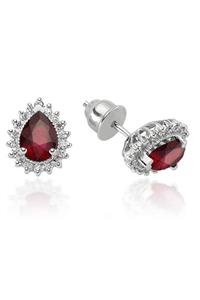 Emel Pırlanta 2.90 Ct. Pırlanta Yakut Küpe