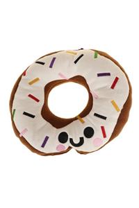 Attach Donut Kahverengi Peluş Yastık