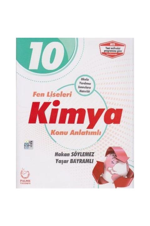 HN TEKSTİL Palme 10. Sınıf Fen Liseleri Kimya Konu Anlatımlı (yeni)