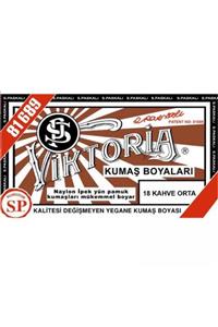 Viktoria 18 Orta Kahve Toz Kumaş Boyası 10 Gr