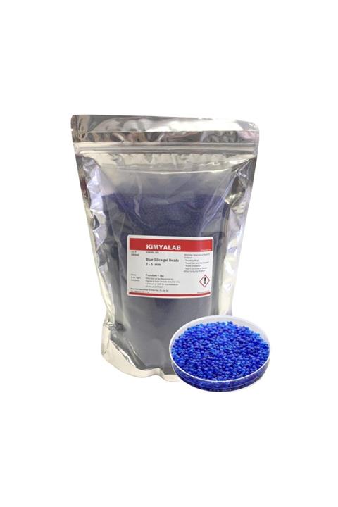 KimyaLab Silikajel Mavi Nem Alıcı 1 Kg - Rutubet Önleyici Indikatörlü - Küf Önleyici