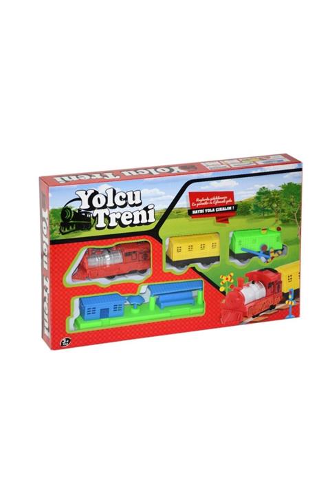 CanEm Oyuncak 3600-1 Kut Pilli Istasyonlu Tren Set 60