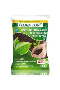 Flora Torf Çiçek Toprağı Perlit Katkılı 3lt