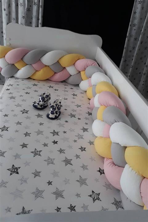 HUZURLUBEBEKLER Örgü Korumalık Örgülü Kenar Koruyucu 280 cm