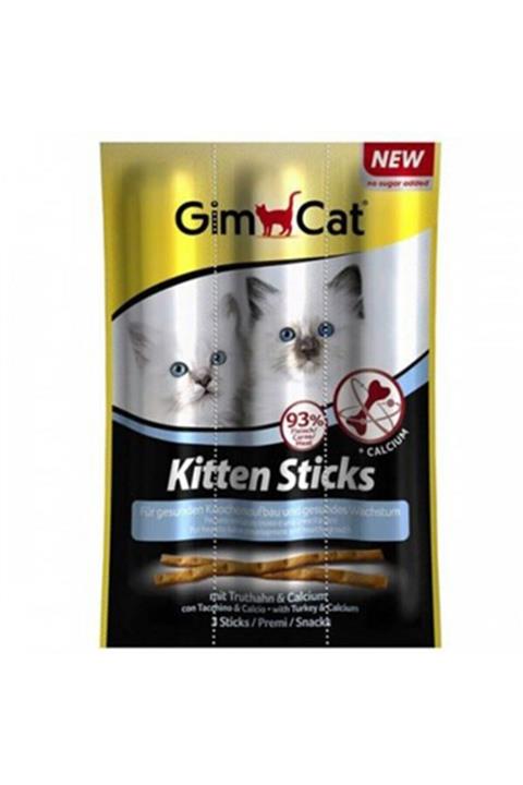 Gimcat Kedi Ödül Çubuğu Sticks Kitten Hindi 3x3gr