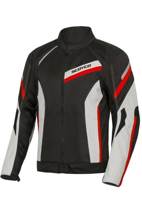 Scoyco Jk100 Yazlık Fileli Motosiklet Montu (kırmızı-siyah)