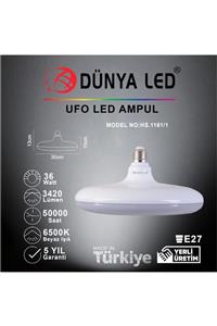 DÜNYA LED Hs.1161/1 36w Ufo Tipi Led Ampul E-27 6500k Beyaz Işık