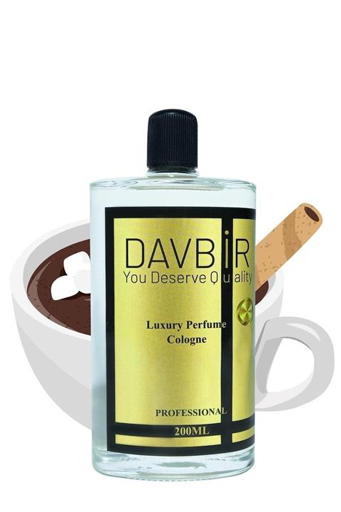 Davbir Sıcak Çikolata Kokulu 80 Derece Kolonya Cam Şişe 200ml Doğal Özler