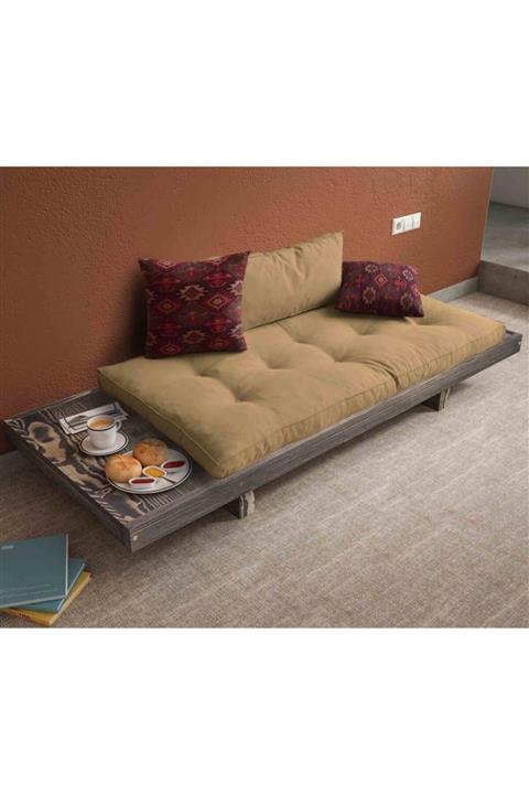 Woodesk Arin Masif Venge Camel Renk Sedir