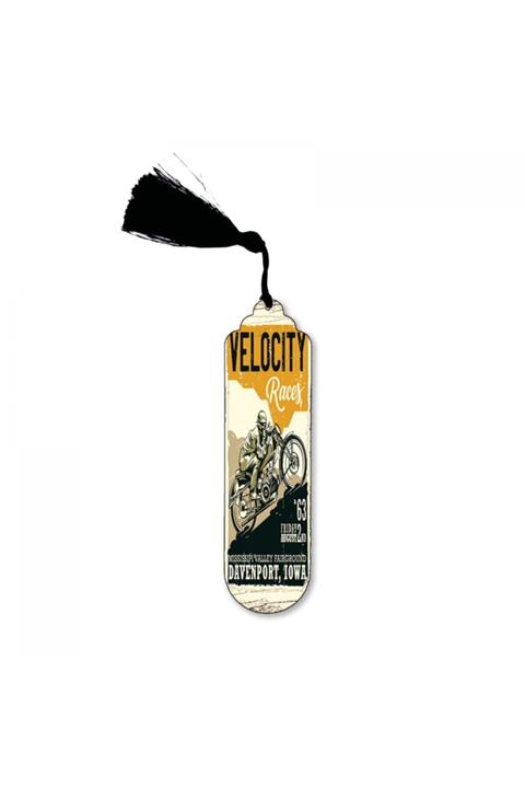 CoŞafak Özel Velocity Tasarımlı Metal Kitap - Defter Ayracı 15*5cm