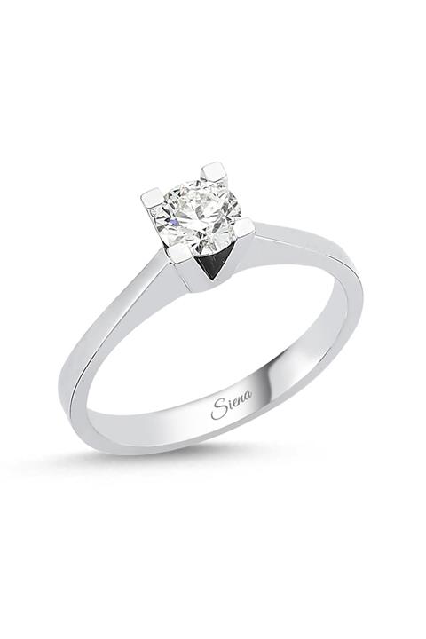 Siena Kadın Beyaz Pırlanta Yüzük