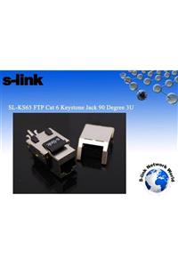 SLINK Sl-ks65 Utp Cat6 90 Derece 3u Keystone Jack