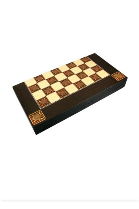 OTTOMAN GAMES Büyük Boy Kaplama Ahşap Tavla