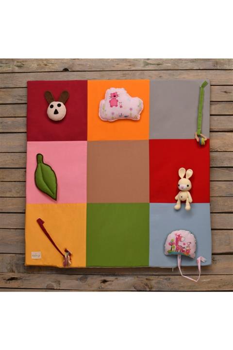 Günce Bebe Çok Amaçlı Oyun Minderi Tavşan 120x120 cm