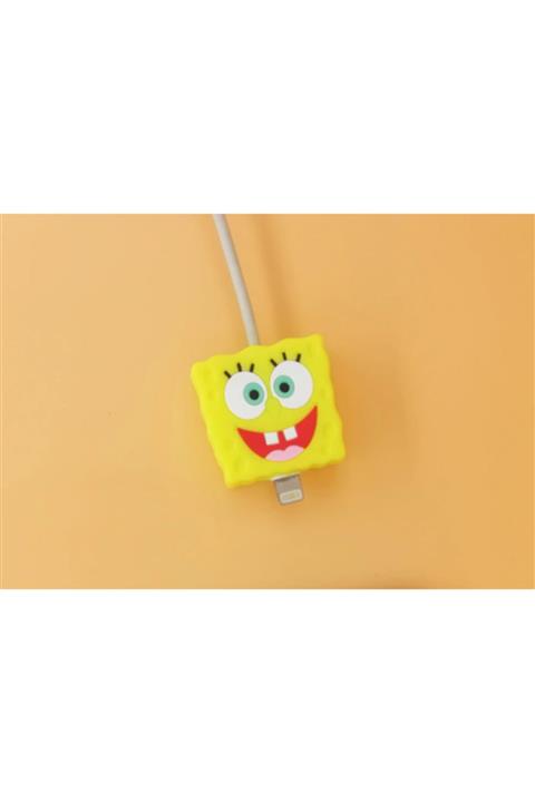 MY MÜRDÜM Sevimli Silikon Kablo Koruyucu Sünger Bob