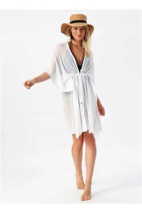 Laura Baresse Kadın Beyaz Pareo