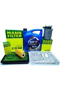 Mann Filters Renault Kadjar 1.6 Dci Yağ Bakım Filtre Seti 2015-2018