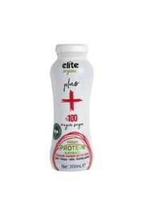 Elite Organik Elit Plus Vegan Karışık Meyve Suyu Çilek Karpuz Elma Bezelye Proteini 200 ml