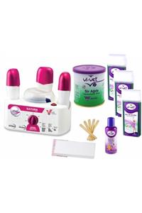 Vivol 3+1 Ağda Makinesi Saturn+vivet 800ml Azulen Ağda Set