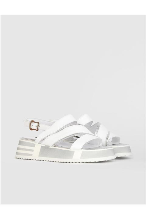 İLVİ Kadın Beyaz Sandalet