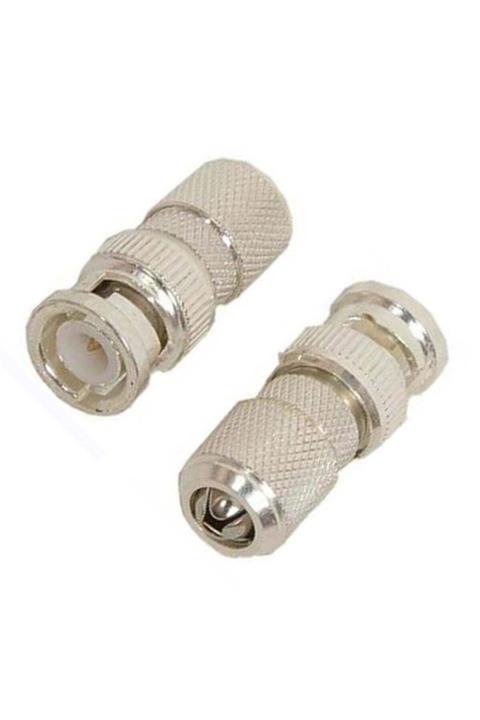 CCTV 20 Adet Gümüş Bnc Konnektör Vidalı Ahd Tvı Cvı Cvbs