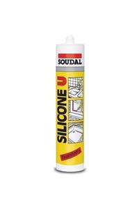 Soudal Silikon Silicone U Şeffaf 280gr - - 10 Adet