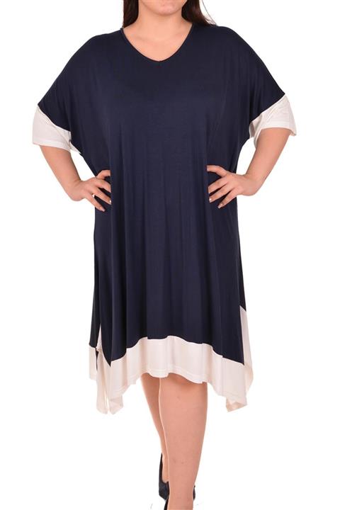 Nicoletta Lacivert Kadın Tunik Yarasa Kol