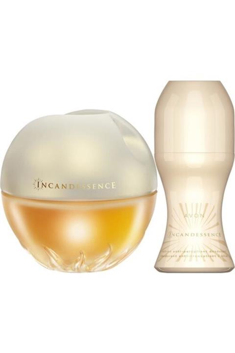 AVON Incandessence Kadın Parfüm Edp 50 Ml. + Incandessence Kadın Rollon 50 Ml.