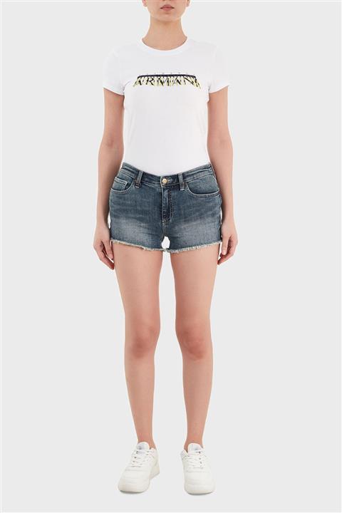 Armani Exchange Pamuklu Jean Short Bayan Short 3kyj59 Y1qez 1500